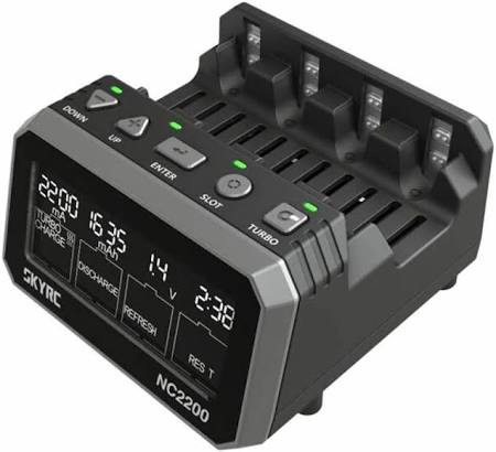 NC2200 battery charger for 4xAA/AAA DC 2A "Demo Used"