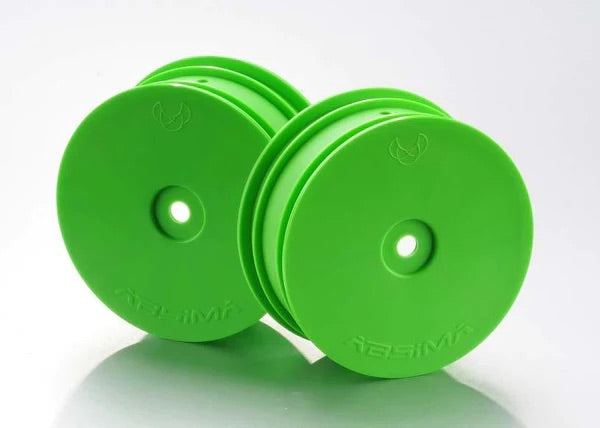 ABSIMA Racing Rims 1/10 Off Road 4WD Front 12mm Green