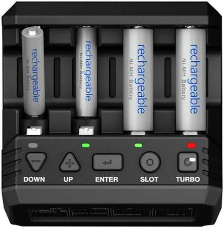 NC2200 battery charger for 4xAA/AAA DC 2A "Demo Used"