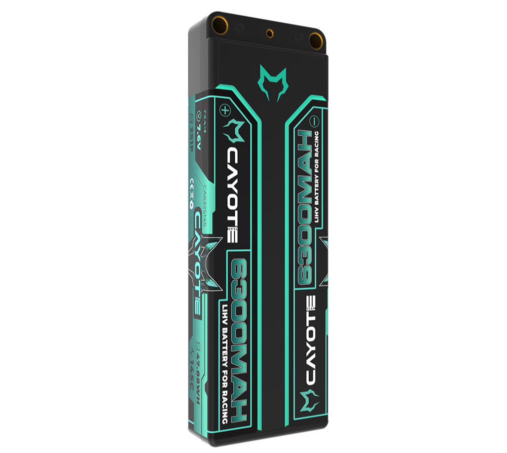 Racing 6300mAh 7.6V 2S 145C HV LiPo (226g)
