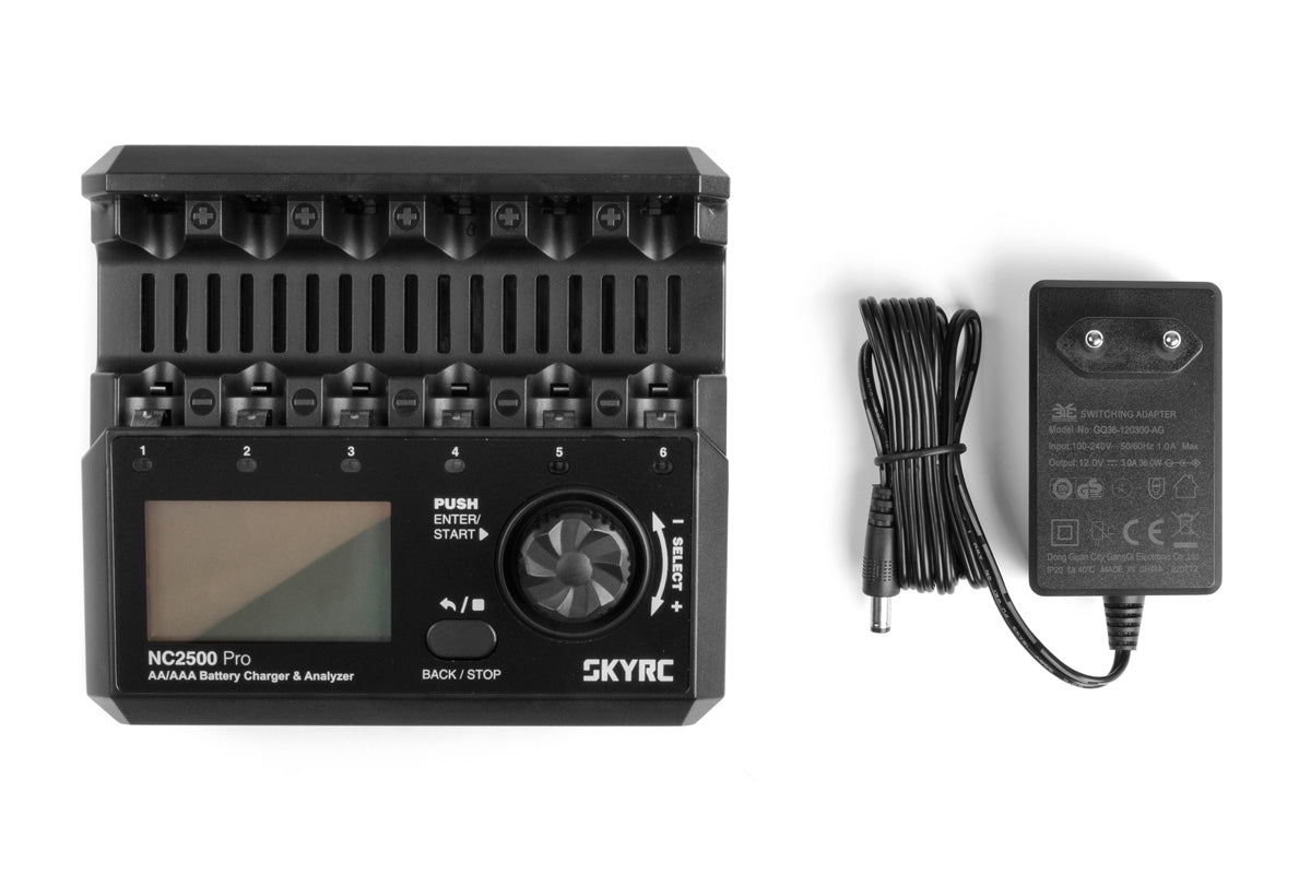 SkyRC NC2500 Pro for AA/AAA NimH/NiCd Battery Charger & Analyzer