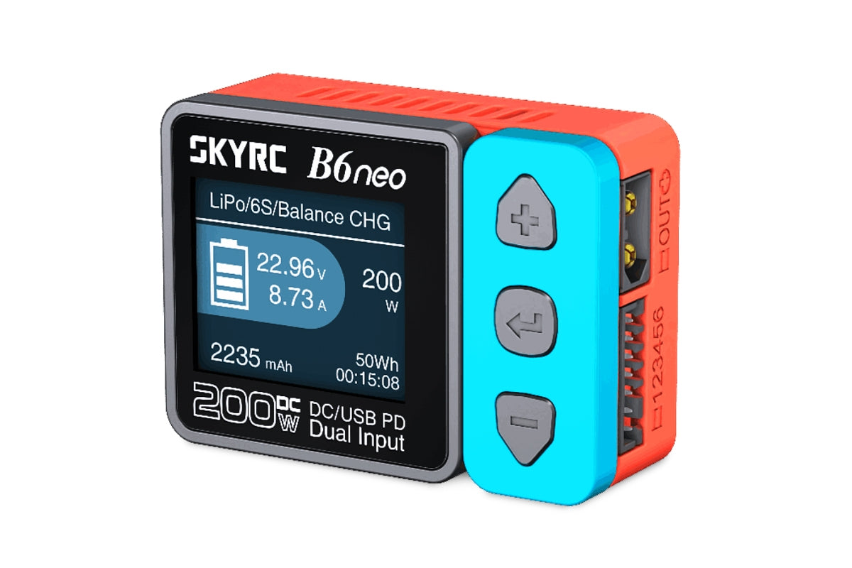B6neo Smart Charger (Red + Bleu)