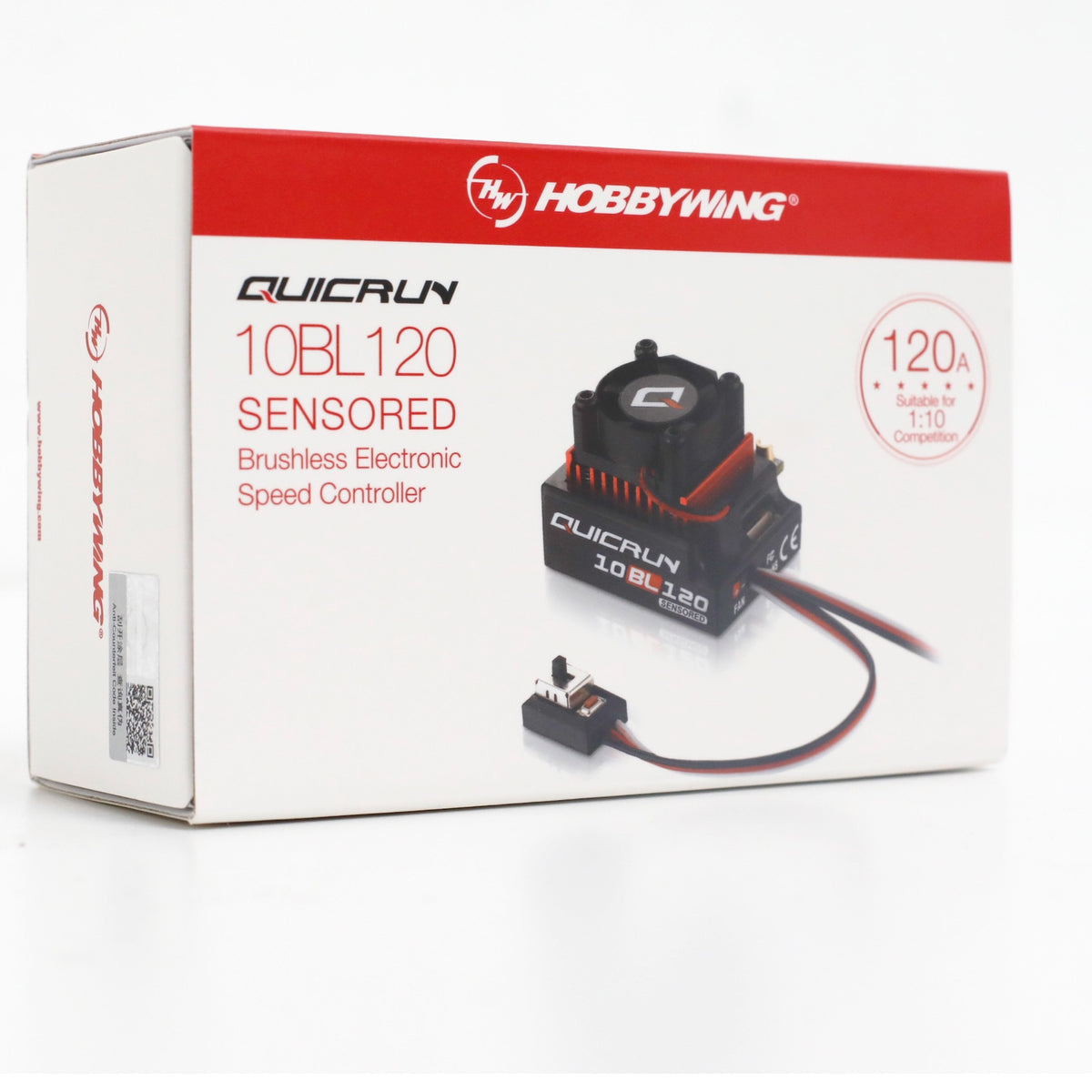 QuicRun 10BL120 ESC (1/10th scale 120A sensored Brushless ESC)