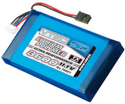 LIPO TX PACK SANWA M11/MX 3 FUTABA 3PK 3600 TX ONLY 11.1V