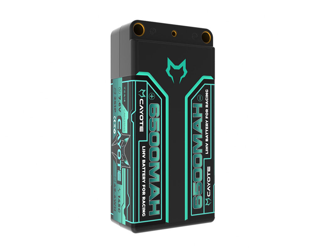 Racing Shorty 6500mAh 7.6V 2S 145C HV LiPo (5mm, 228g)