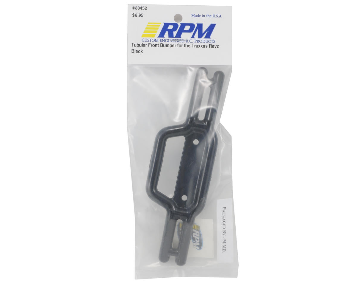 RPM Tubular Front Bumper for Traxxas E-Revo Black