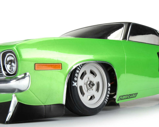 1/10 Slot Mag Drag Spec Front 2.2" 12mm Drag Wheels (2) Gray