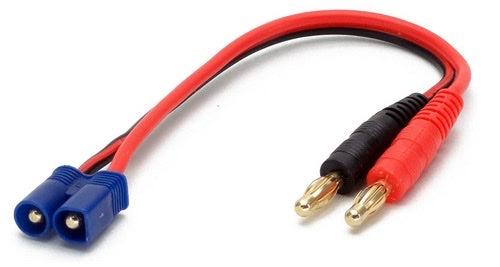 EC3 to Banana Plug with 12 inch long 16AWG wire