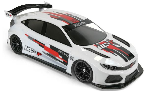 HC-F 1/10 clear body 190mm for front wheel drive car