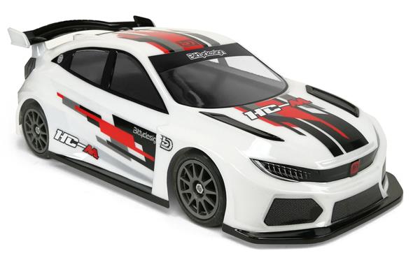 HC-M 1/10 M-Chassis Clear Body 210-225mm Wheelbase