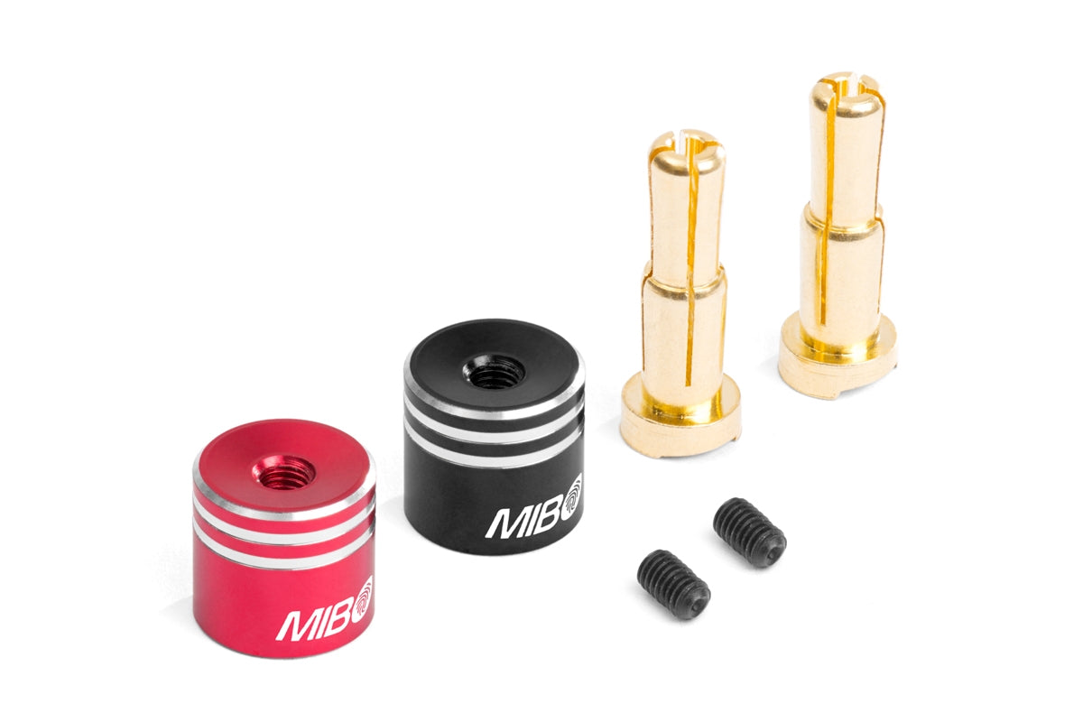 Heatsink Bullet Plugs - 4/5mm Stepped (2pcs)