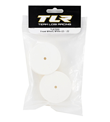 TLR. Front Wheel, White (2) 22
