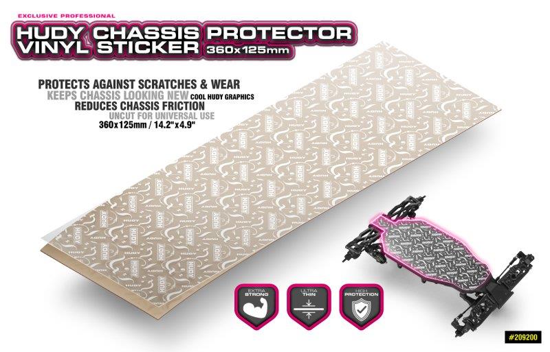 Chassis Protector Vinyl Sticker 360x125mm