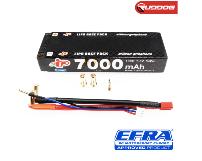MC3 7000mAh 130C 7.6V Long Runtime LCG Graphene Stick Pack LiHV