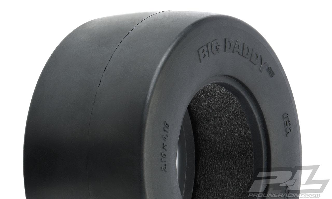 1/10 Big Daddy Wide Drag Slick MC Rear 2.2"/3.0" Drag Tire (2)