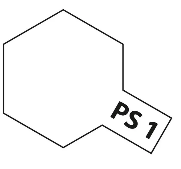 Spray Paint Can - PS-1 White for Polycarbonate Bodies (100ml)