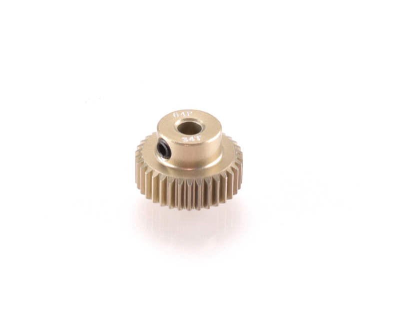34T 64dp Aluminium Pinion