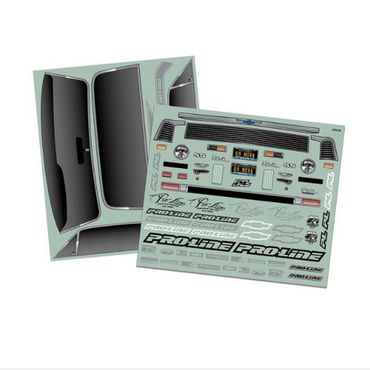 1/10 1969 Chevrolet Nova Tough-Color Black Drag Body