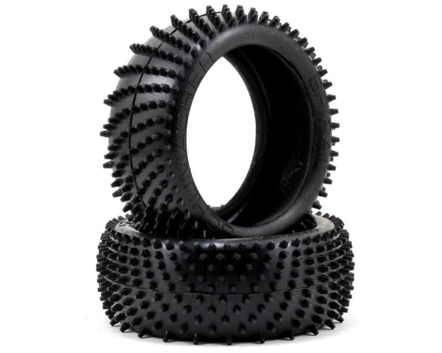 SPIRAL 1/8th Tyre – Yellow (2)