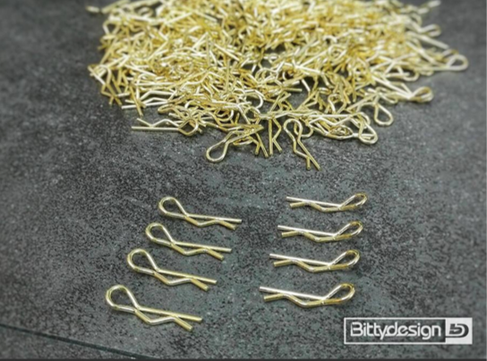 Body Clips Kit 8pcs Gold