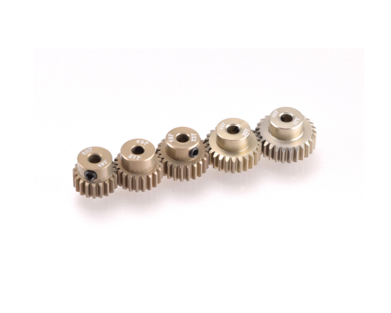 48dp Aluminium Pinion 5-Pack Odd (19,21,23,25,27T)
