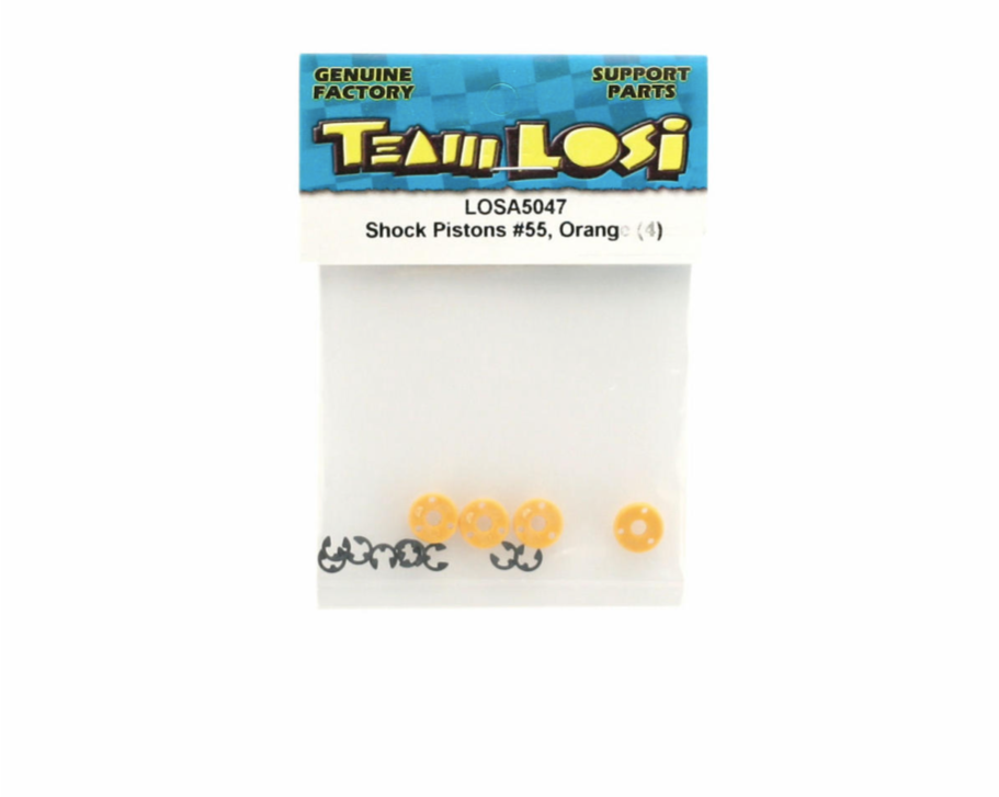 Teflon Shock Pistons #55 Orange