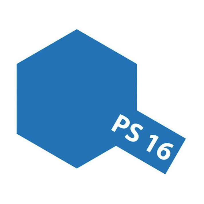 Spray Paint Can - PS-16 Metallic Blue for Polycarbonate Bodies (100ml)
