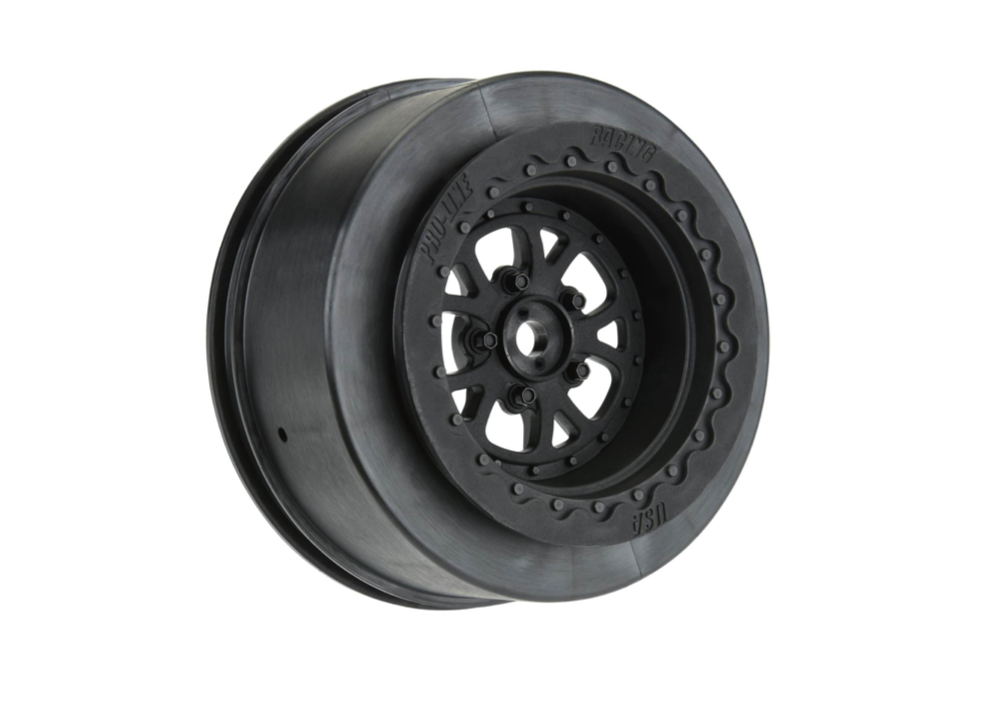 1/10 Pomona Drag Spec Rear 2.2"/3.0" 12mm Drag Wheels (2) Black