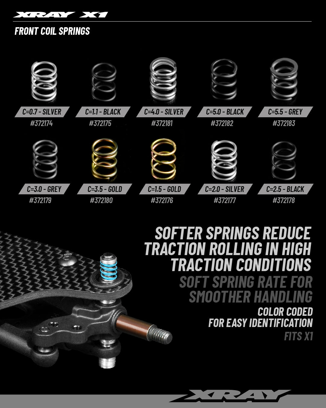 Spring 4.25 Coils 3.6x7.5x0.35mm C=0.7 Silver (Soft) (2)