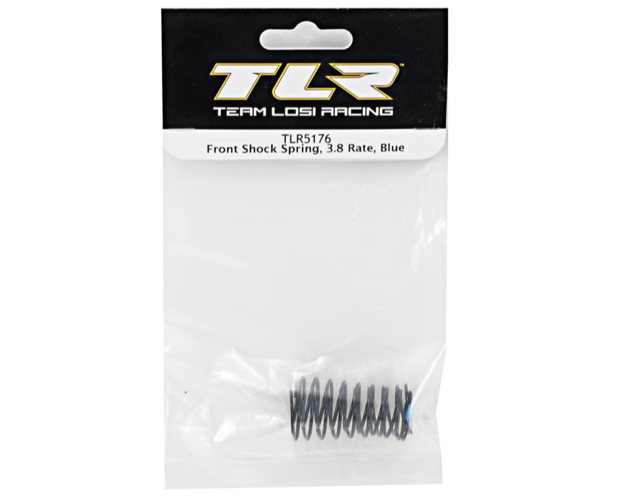 Front Shock Spring Set (3.8 Rate/Blue) (TLR 22)