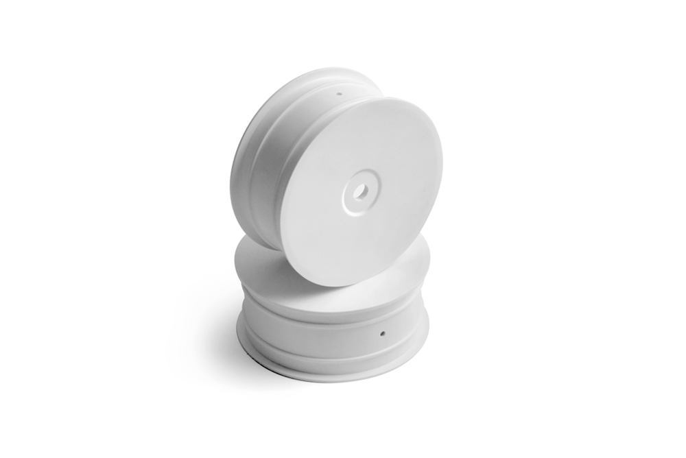 2WD Front Wheel Aerodisk with 12mm Hex IFMAR - White (2)