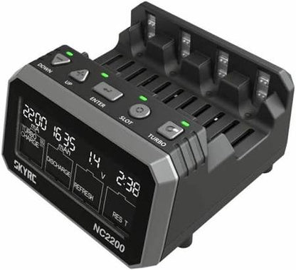 NC2200 battery charger for 4xAA/AAA DC 2A "Demo Used"