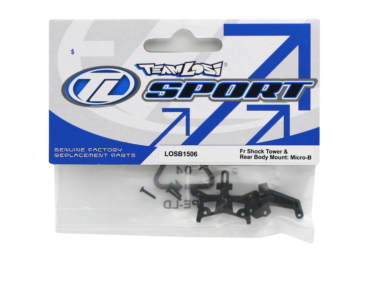 Front Shock Tower & Rear Body Mount (Micro-B)