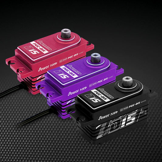 PowerHD D15 HV Digital Low Profile Servo (black)