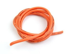 14GA SILICONE WIRE (ORANGE 0.5 METER)