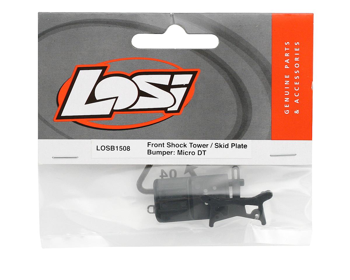 Front Shock Tower/Skid Plate Bumper: Micro-DT