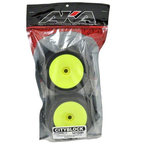 Truggy EVO Cityblock Super Soft Pre-Mounted Yellow Wheel