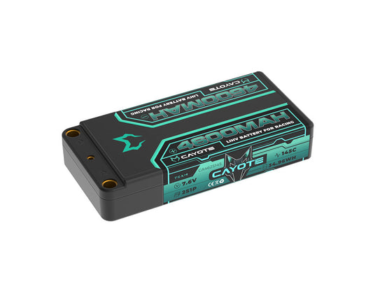 Racing Shorty 4600mAh 7.6V 2S 145C HV LiPo (5mm, 163g)