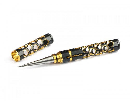 Small Reamer with End Cap for Lexan Body Black Golden