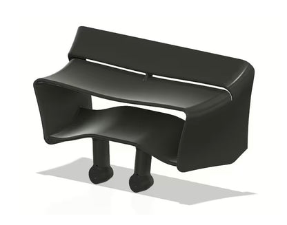 F1 High Downforce Rear Wing by Ehrbar Engineering - Black