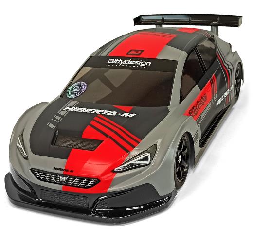 HIBERYA-M 1/10 M-Chassis Clear body 210-225mm Wheelbase