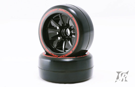 1/10 Formula 1 Front Low Profile Tires Pre-Glued Soft Compound 27mm (2pcs)