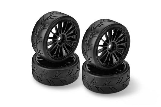 1/10 Pre-Cut Slick Tires Right & Left (2+2)