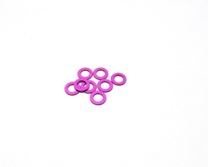 3mm Alloy Spacer Set (0.5mm) [Purple]