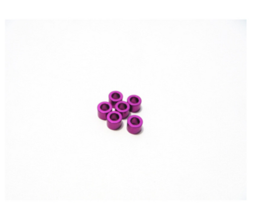 3mm Alloy Spacer Set (2.5mm) [Purple]