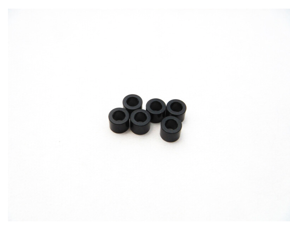 3mm Alloy Spacer Set (2.5mm) [Black]