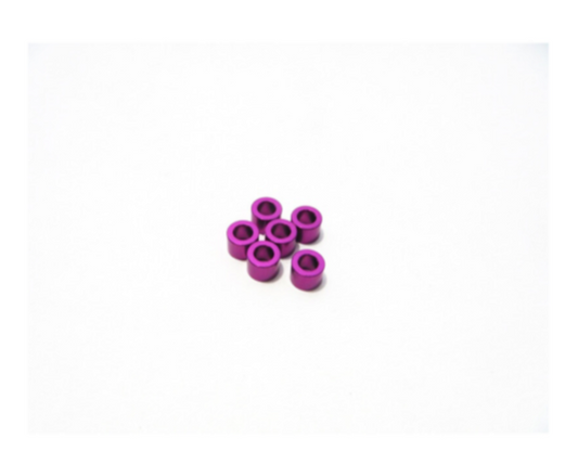 3mm Alloy Spacer Set (3.0mm) [Purple]
