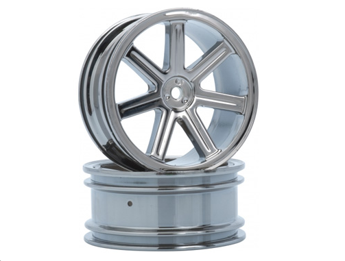 8-Spoke Wheel rear black-chrome (2 pcs) - S10 Blast BX