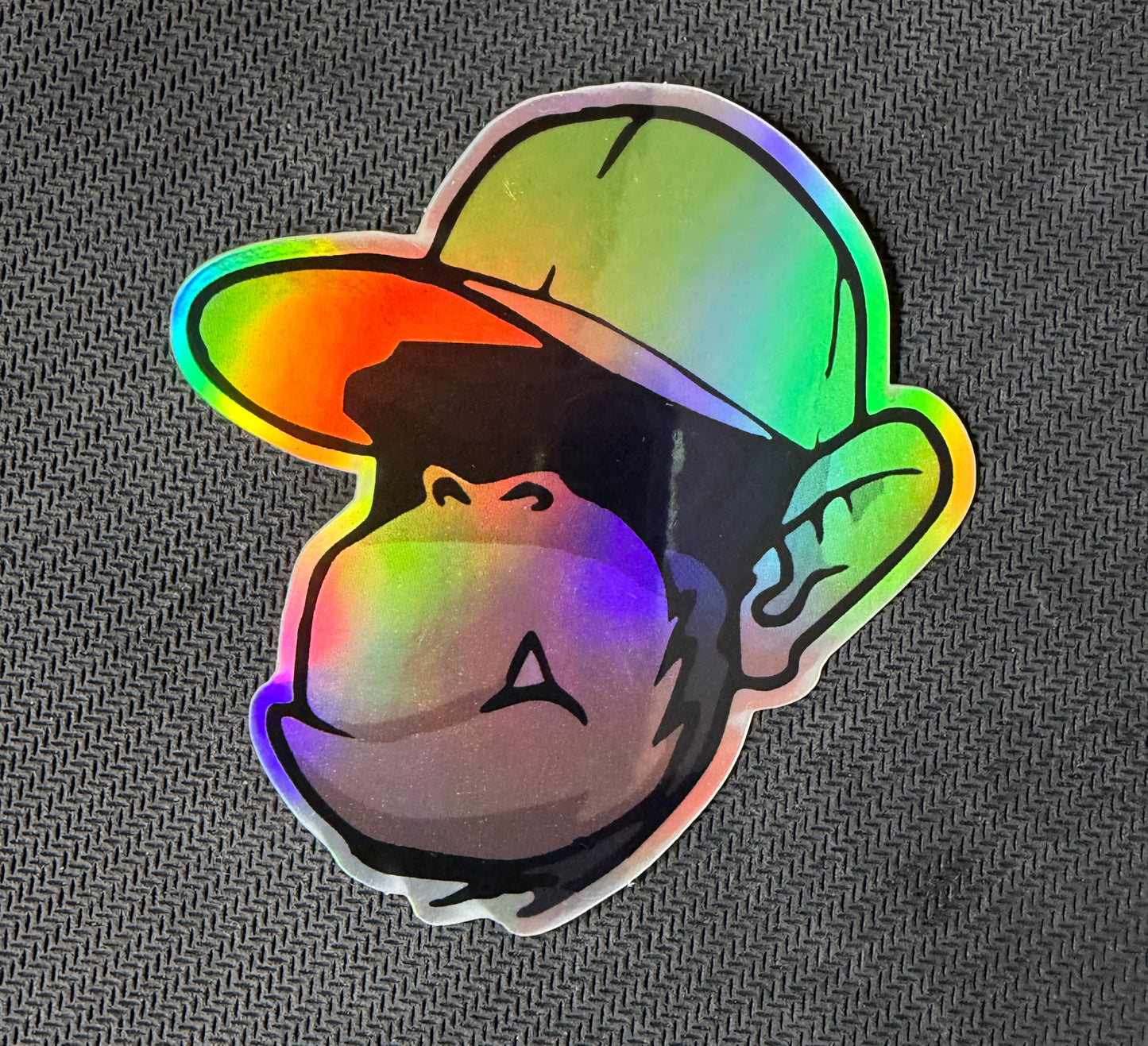 RC Monkey Chroom Glim Sticker  80x80mm