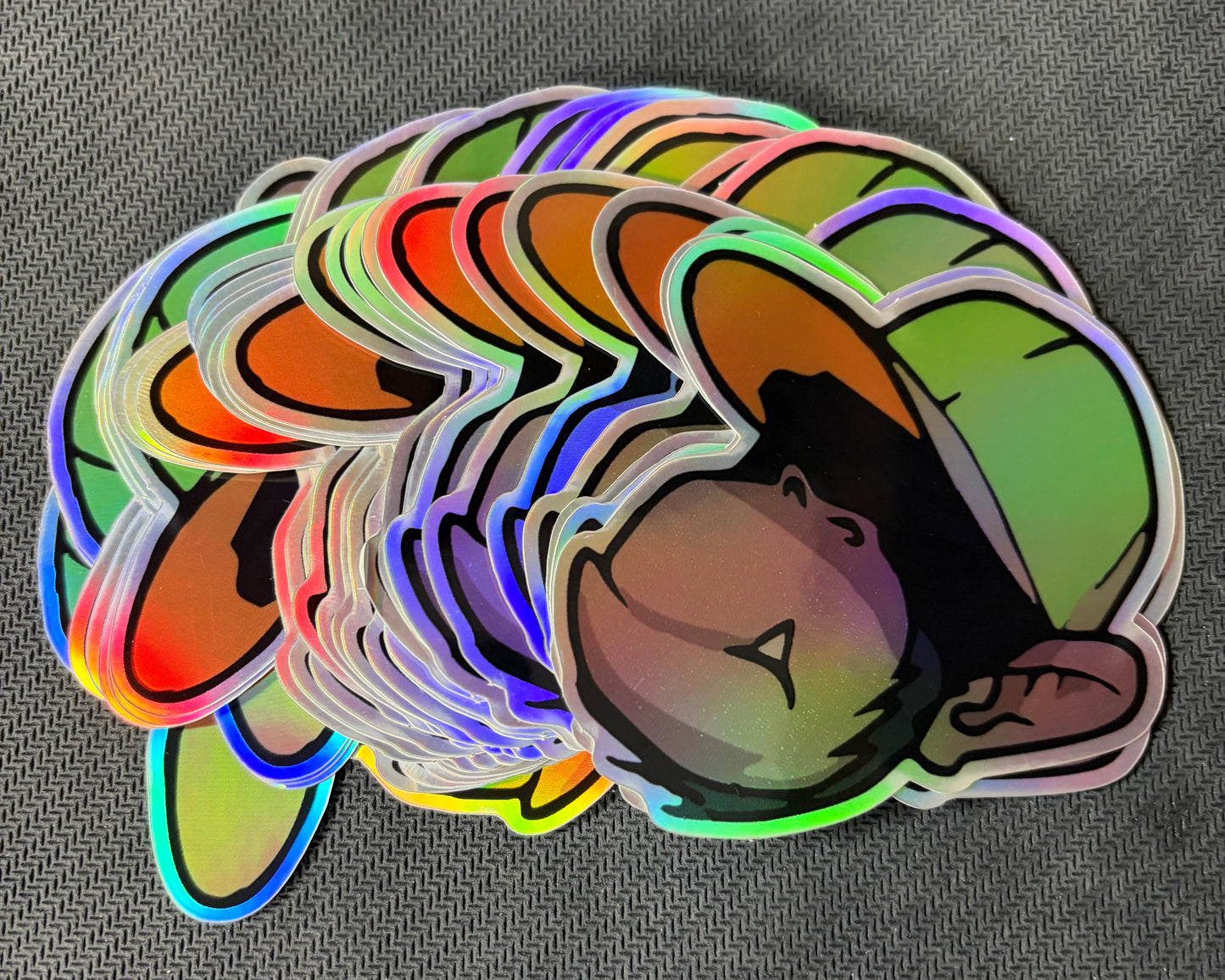 RC Monkey Chroom Glim Sticker  80x80mm